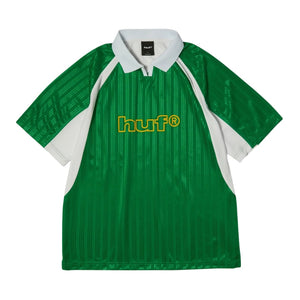 Huf Sideline Soccer Jersey - Clover - Mens Graphic T-Shirt by Huf