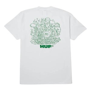 Huf What A Jungle T-Shirt - White - Mens Graphic T-Shirt by Huf