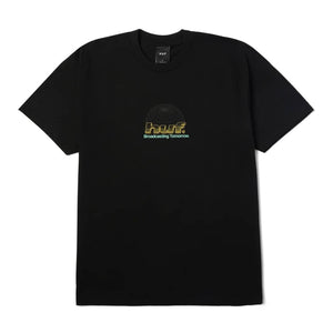 Huf Worldwide Network T-Shirt - Black - Mens Graphic T-Shirt by Huf