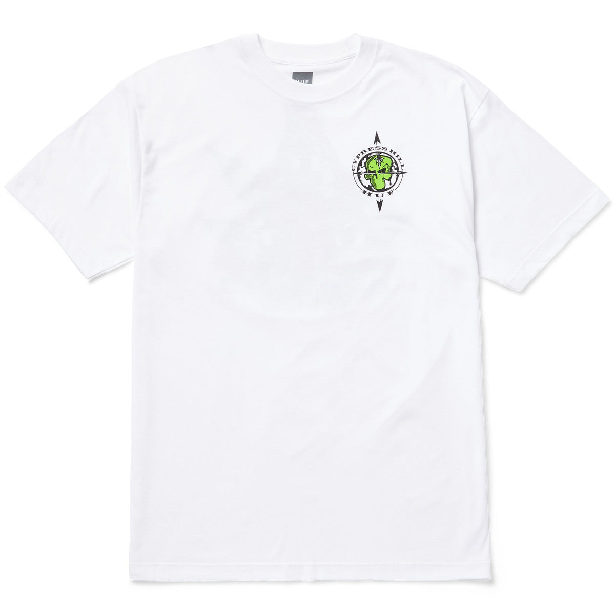 Huf X Cypress Hill Triangle T-Shirt - White - Mens Graphic T-Shirt by Huf