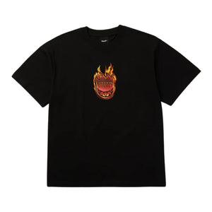 Huf x Spitfire Flame Galaxies T-Shirt - Black - Mens Graphic T-Shirt by Huf