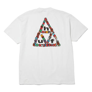 Huf X Spitfire Sticker Tt T-Shirt - White