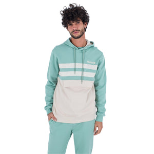 Hurley Oceancare Block Party Pullover Hoodie - Cilantro - Mens Pullover Hoodie by Hurley