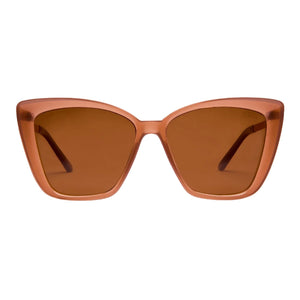 I-Sea Aloha Fox Polarized Sunglasses - Dusty Rose/Brown - Cat Eye Sunglasses by I-Sea