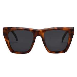 I-Sea Ava Polarised Sunglasses - Tortoise/Smoke Polarized Lens - Square/Rectangular Sunglasses by I-Sea
