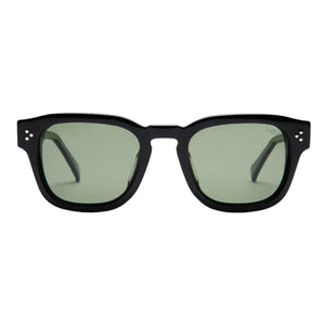 I-Sea Camden Polarised Sunglasses - Black/Green - Square/Rectangular Sunglasses by I-Sea