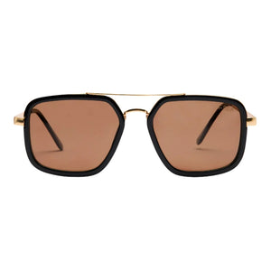 I-Sea Cruz Polarized Sunglasses - Black/Brown - Square/Rectangular Sunglasses by I-Sea