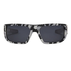 I-Sea Greyson Fletcher Polarized Sunglasses - Camo/Smoke - Wrap Around Sunglasses by I-Sea
