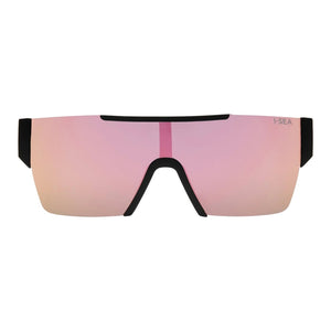 I-Sea Halo Polarised Sunglasses - Black/Rose Gold - Wrap Around Sunglasses by I-Sea