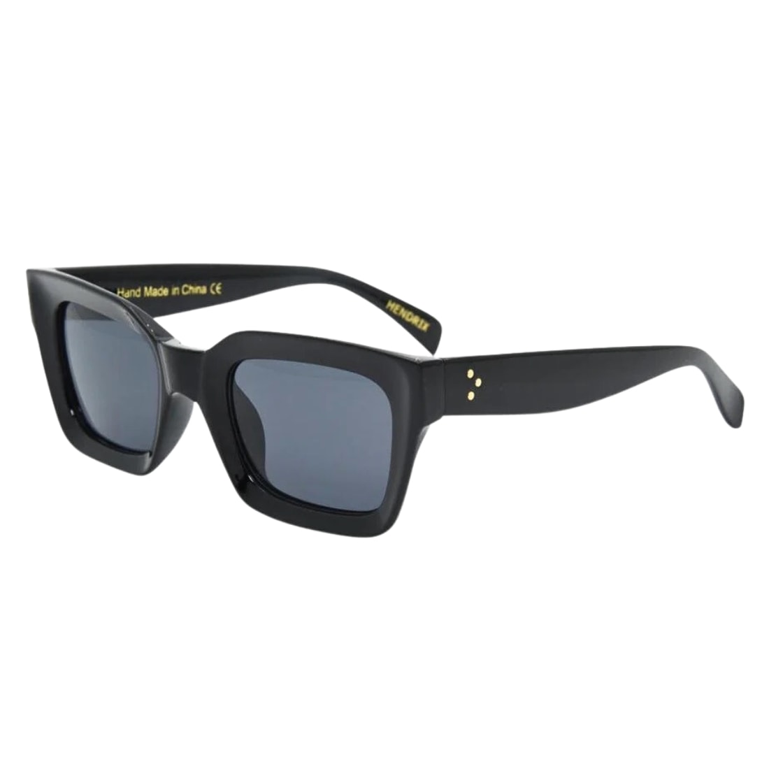 I-Sea Hendrix Polarised Sunglasses - Black/Smoke Polarized Lens - Square/Rectangular Sunglasses by I-Sea