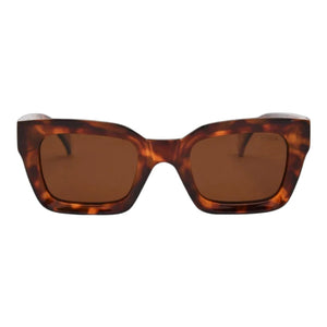 I-Sea Hendrix Polarised Sunglasses - Tort/Brown - Square/Rectangular Sunglasses by I-Sea