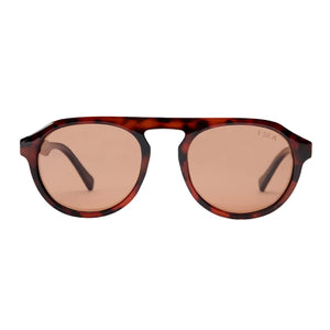 I-Sea Ivan Florence Polarized Sunglasses - Tort/Brown - Round Sunglasses by I-Sea