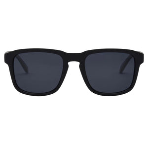 I-Sea Logan Polarised Sunglasses - Black/Smoke Polarized Lens
