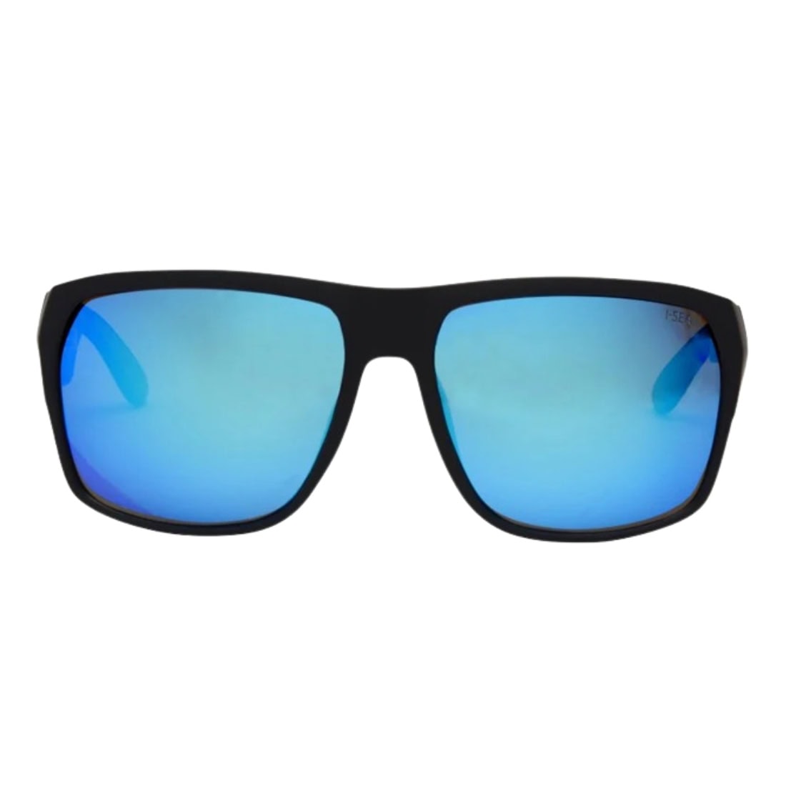 I-Sea Nick I Polarised Sunglasses - Black/Blue - Square/Rectangular Sunglasses by I-Sea