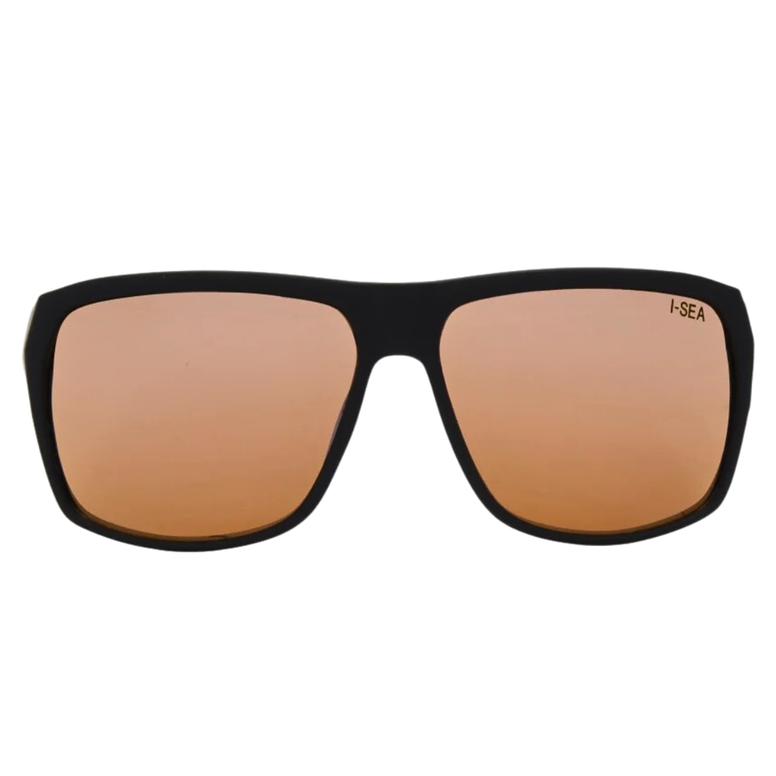 I-Sea Nick I Polarised Sunglasses - Black/Copper Polarized - Square/Rectangular Sunglasses by I-Sea