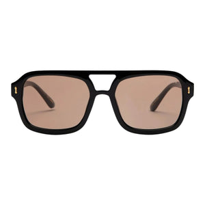 I-Sea Royal Polarised Sunglasses - Black/Brown - Round Sunglasses by I-Sea