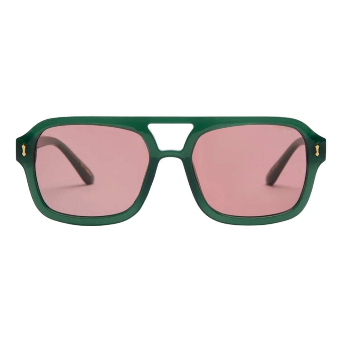 I-Sea Royal Polarised Sunglasses - Kale/Tangerine - Round Sunglasses by I-Sea