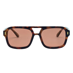 I-Sea Royal Polarised Sunglasses - Tort/Peach - Round Sunglasses by I-Sea