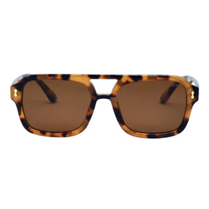 I-Sea Royal Polarised Sunglasses - Yellow Tort/Brown - Round Sunglasses by I-Sea