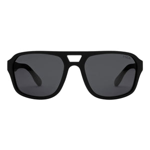 I-Sea San O Polarised Sunglasses - Ink/Smoke - Square/Rectangular Sunglasses by I-Sea