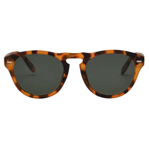 I-Sea Swell Round Polarised Sunglasses - Honey Tortoise/Smoke Polarized Lens