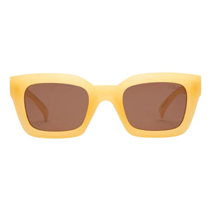 I-Sea Hendrix Polarised Sunglasses - Pineapple/Brown - Square/Rectangular Sunglasses by I-Sea