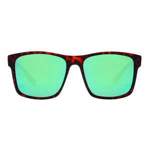 I-Sea Ryder Polarised Sunglasses - Tort/Green - Square/Rectangular Sunglasses by I-Sea