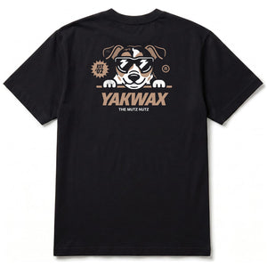 Yakwax Jack Russell T-Shirt - Black - Mens Graphic T-Shirt by Yakwax
