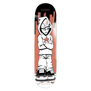 Jacuzzi Unlimited 8.25" Louie Barletta 408 EX7 Deck - Salmon - Skateboard Deck by Jacuzzi Unlimited 8.25 inch
