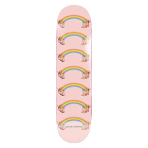 Jacuzzi Unlimited 8.25" Rainbow Hands Jet Ski EX7 Deck - Pink - Skateboard Deck by Jacuzzi Unlimited 8.25 inch