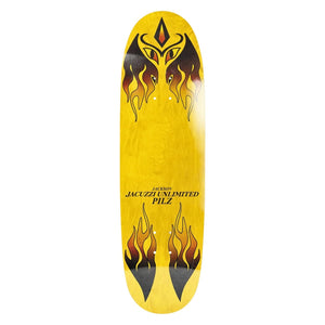 Jacuzzi Unlimited 9.125" Jackson Pilz Skim Board EX7 Deck - Yellow - Skateboard Deck by Jacuzzi Unlimited 9.125 inch