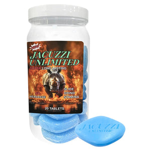 Jacuzzi Unlimited Rhino Pill Skate Wax - Blue - Skateboard Wax by Jacuzzi Unlimited One Size