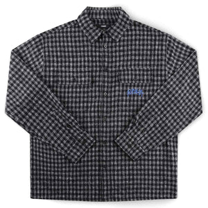 Former Vivian Flannel Longsleeve Shirt - Worn Black - Mens Casual Shirt by Former