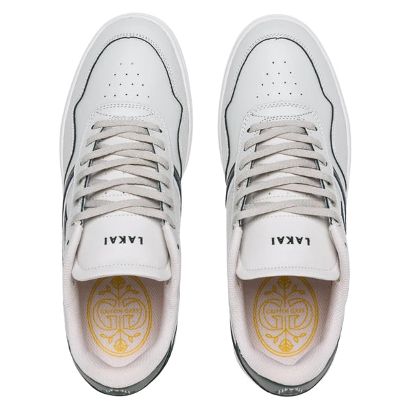 Lakai Terrace Skate Shoes Cream/Pine Leather Free UK Delivery