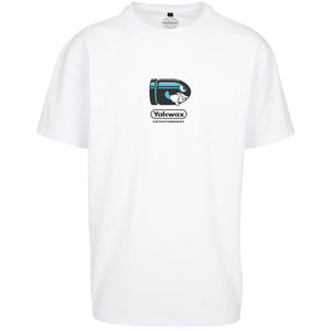 Yakwax Bullet T-Shirt - White - Mens Surf Brand T-Shirt by Yakwax