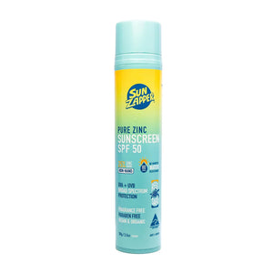 Sun Zapper Pure Zinc Sunscreen SPF50 Pump Bottle