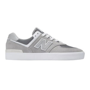 New Balance Numeric NM574 Vulc Skate Shoes - Grey/White - Mens Skate Shoes by New Balance Numeric