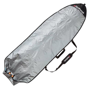 Northcore Roll Top 5mm Adjustable 5'4-7'2 Board Bag - Silver - Surfboard Day Runner Bag/Cover by Northcore One Size