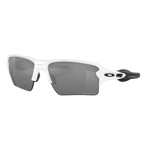 Oakley Flak 2.0 XL Sunglasses - Polished White/Prizm Black Polarised - Wrap Around Sunglasses by Oakley