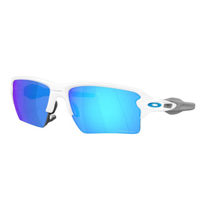 Oakley Flak 2.0 XXL Sunglasses - Polished White/Prizm Sapphire - Wrap Around Sunglasses by Oakley