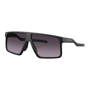 Oakley Helux Sunglasses - Matte Black/Prizm Grey Gradient - Wrap Around Sunglasses by Oakley