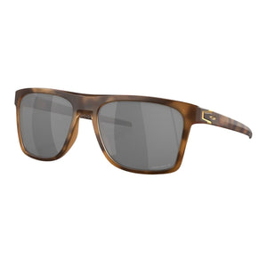 Oakley Leffingwell Polarized Sunglasses - Matte Brown Tortoise/Prizm Black Polarised - Square/Rectangular Sunglasses by Oakley