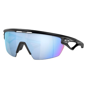 Oakley Sphaera Sunglasses - Matte Black/Prizm Deep Water Polarised