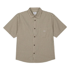 Obey Bigwig Otis Woven Shortsleeve Shirt - Birch Multi - Mens Casual Shirt by Obey