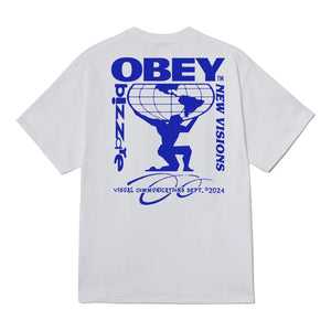 Obey Bizzare New Visions T-Shirt - White - Mens Graphic T-Shirt by Obey