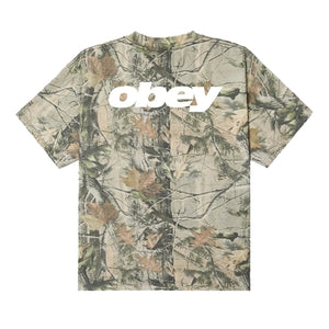 Obey Bounce T-Shirt - Leaf Camo - Mens Graphic T-Shirt by Obey