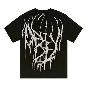 Obey Death Metal T-Shirt - Black - Mens Graphic T-Shirt by Obey