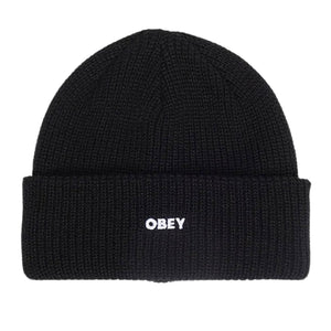Obey Future Beanie - Black - Fold Beanie by Obey