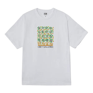 Obey Galleries T-Shirt - White - Mens Graphic T-Shirt by Obey