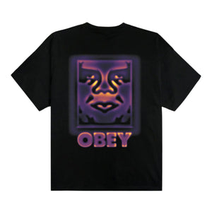 Obey Heat Map T-Shirt - Black - Mens Graphic T-Shirt by OBEY